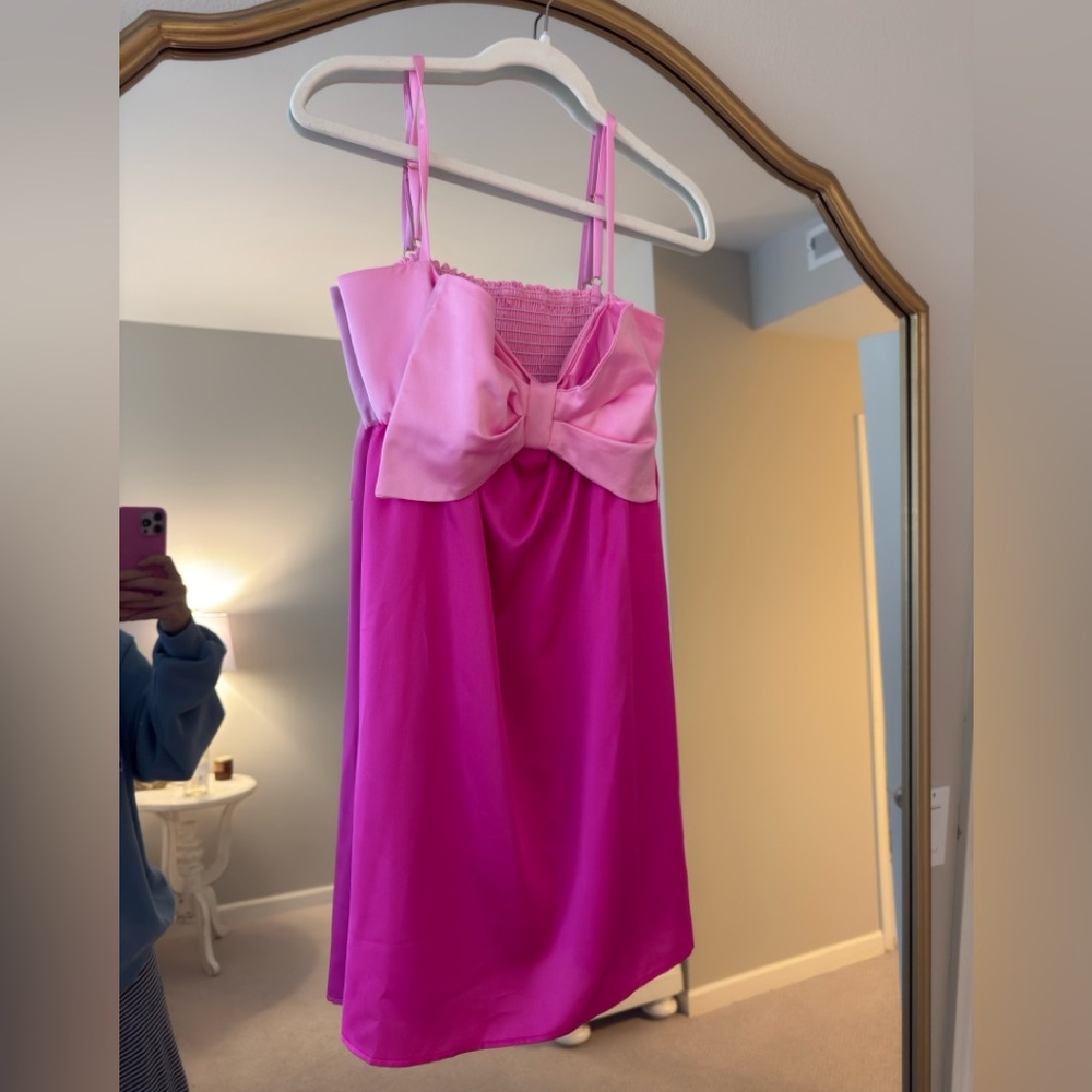 Show Me Your Mumu Best Bow - Pink Mini Dress